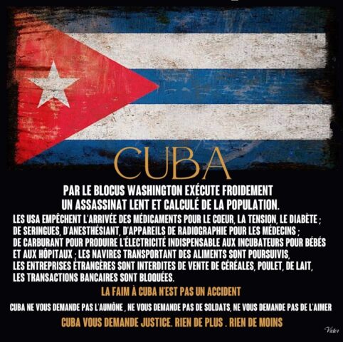 Grunge flag of Cuba;